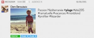Tweet photo plage été 